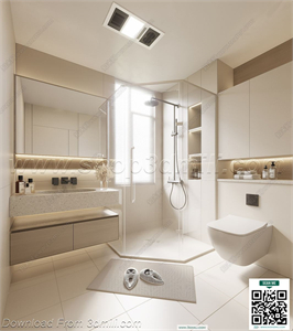 Modern bathroom 21 3d model