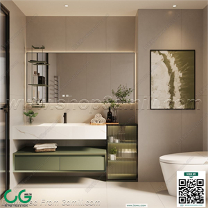 Modern bathroom 24 3d model