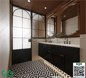 Modern bathroom 27 3d model