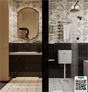 Modern bathroom 29 3d model