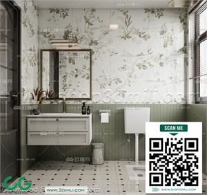 Modern bathroom 30 3d model