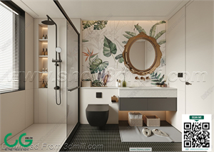 Modern bathroom 31 3d model