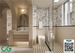 Modern bathroom 39 3D model