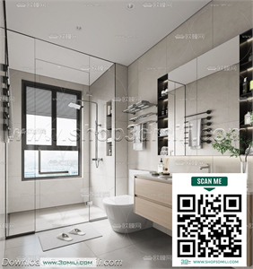 Modern bathroom 3d model