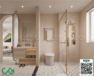 Modern bathroom 40 3d model