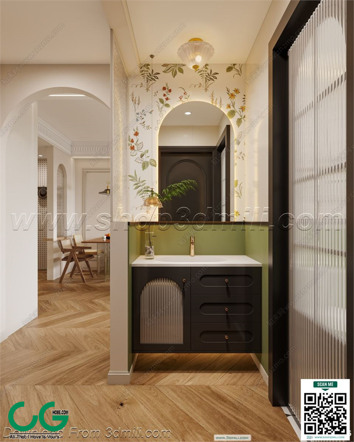 Modern bathroom 42 3d model
