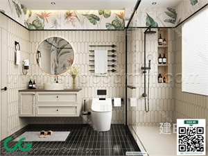 Modern bathroom 54 3d model