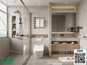 Modern bathroom 59 3d model