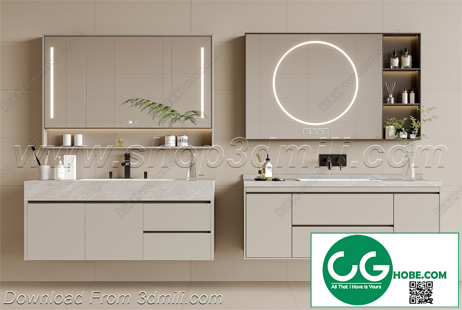 Bathroom Equipment 3dsmax File 87