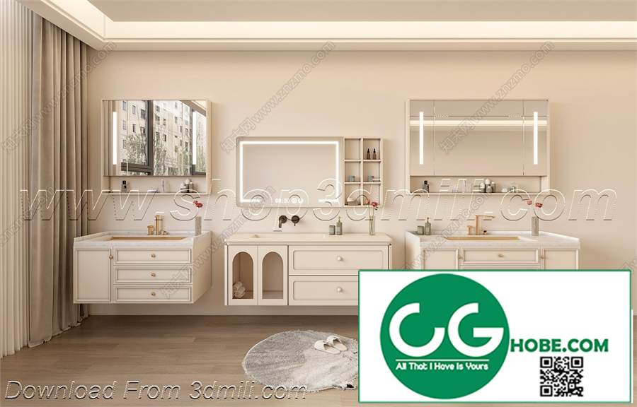 Bathroom Equipment 3dsmax File 77