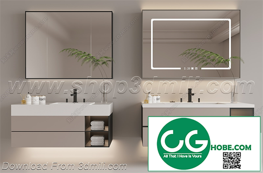 Bathroom Equipment 3dsmax File 89