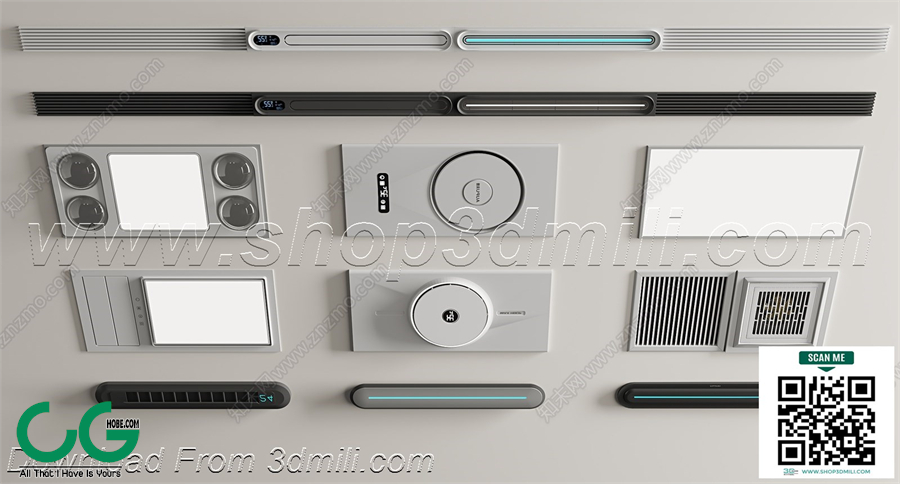 Bathroom Equipment 3dsmax File 94