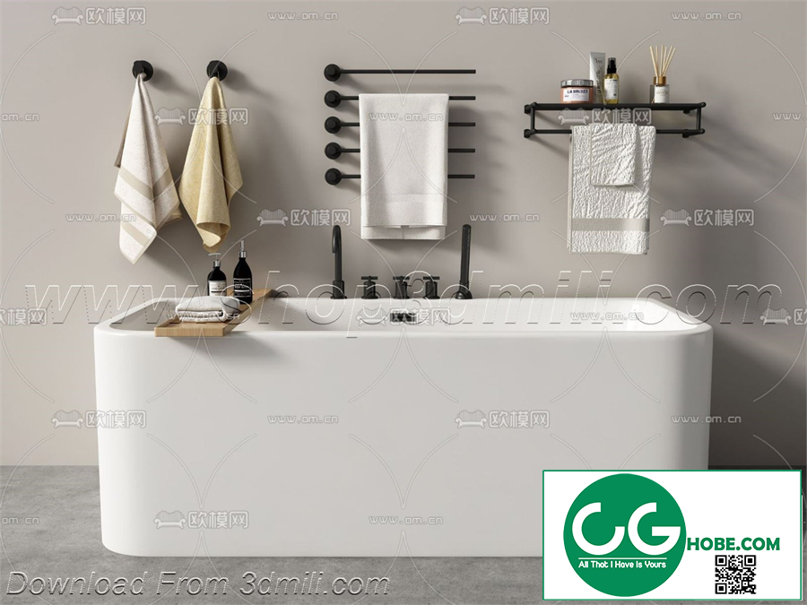Bathroom Equipment 3dsmax File 69
