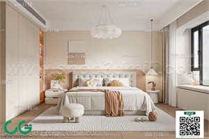 Modern Girl room kid room children room 33 3d model