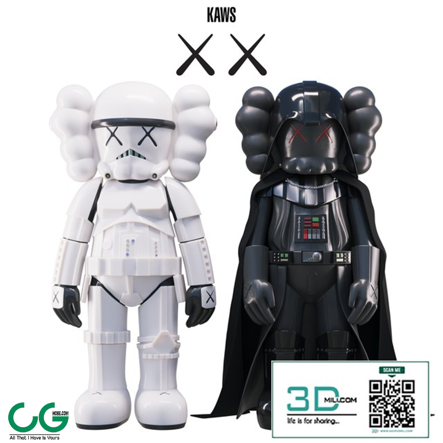 KAWS Stormtrooper Darth Vader