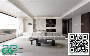Living room Modern style 3dsmax File 72