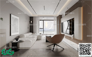 Living room Modern style 3dsmax File 17