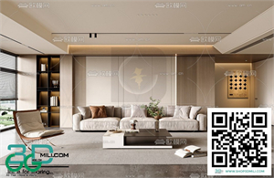 Living room Modern style 3dsmax File 14
