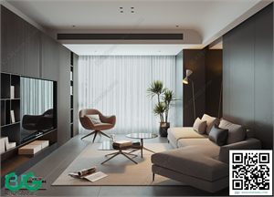 Living room Modern style 3dsmax File 35
