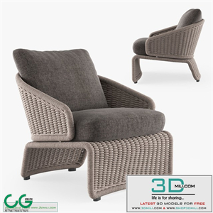 MINOTTI HALLEY outdoor armchair