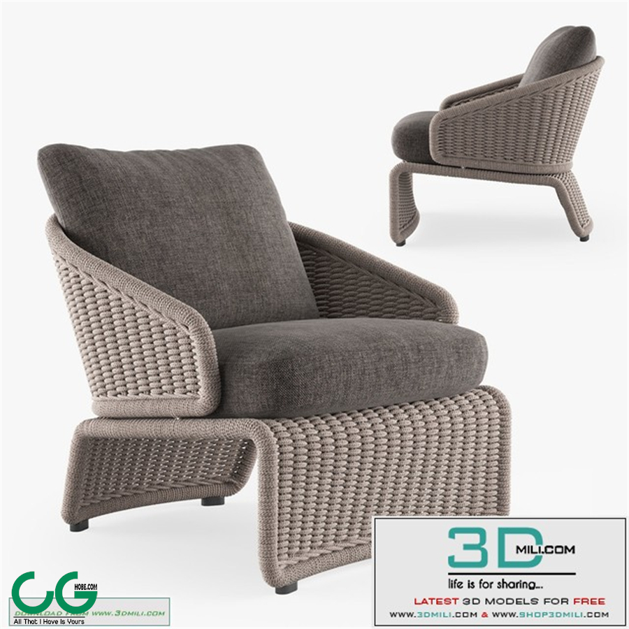 MINOTTI HALLEY outdoor armchair
