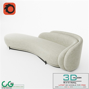 Paolo Ferrari Layered Back Sofa