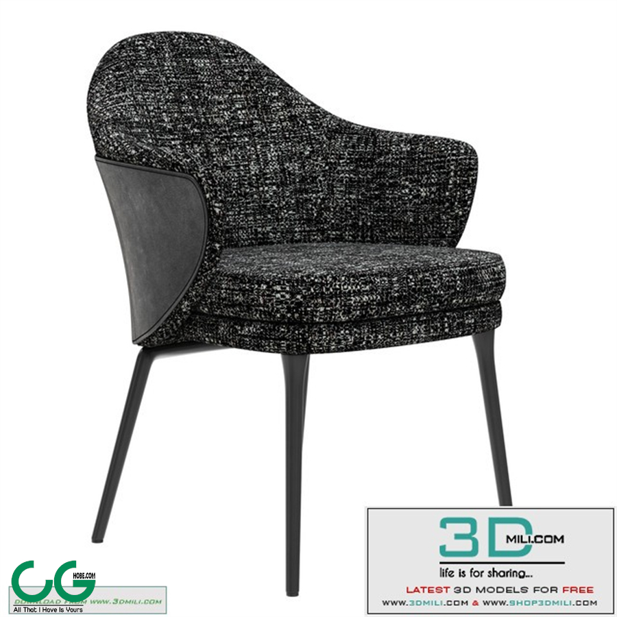 Minotti angie dining chair