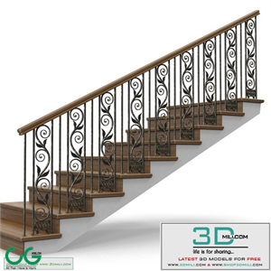 wooden stairs 003