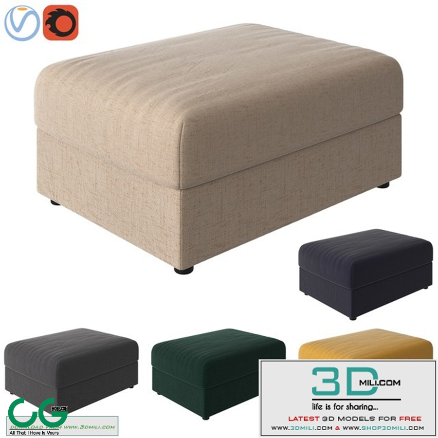 Ikea vimle pouf