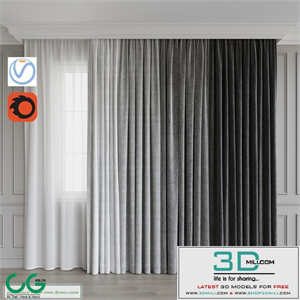 A set of curtains 9. Gray gamma