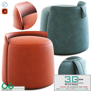 Ulivi lilas pouf