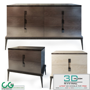 Chest and cabinet Langham. dresser nightstand. The Sofa & Chair company