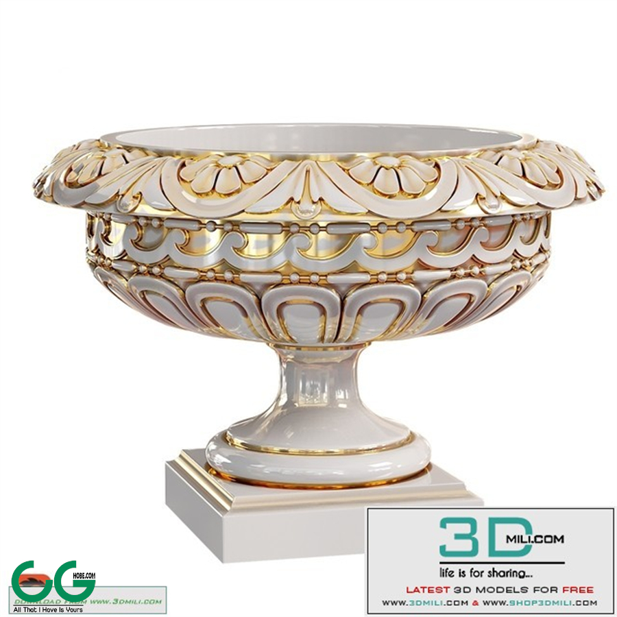 Classic vase 04. Longwood Rosette Urn