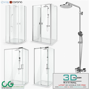 Set of shower cabins Radaway set 51