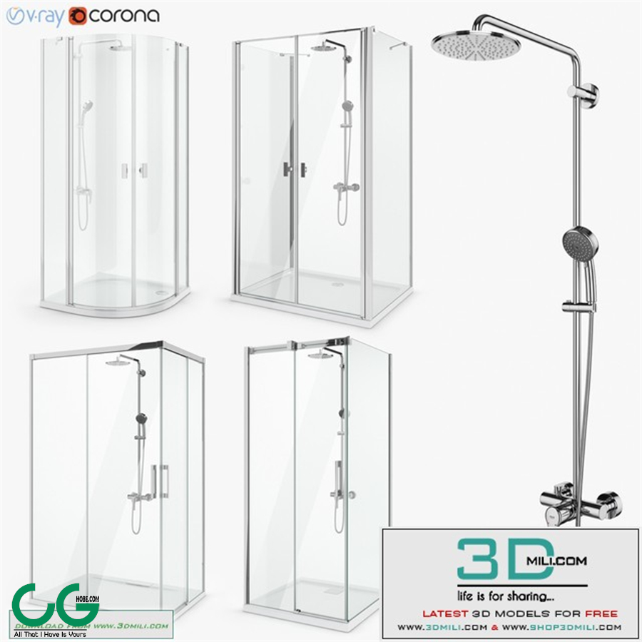 Set of shower cabins Radaway set 51