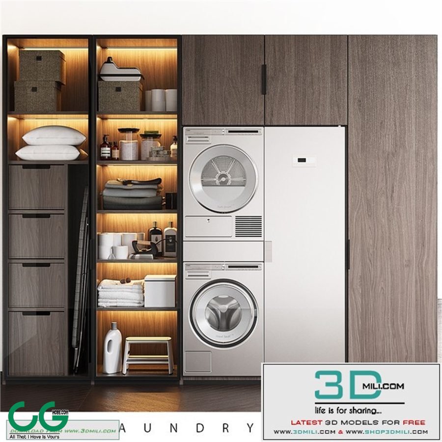 LAUNDRY SET (Poliform FITTED + ASKO)