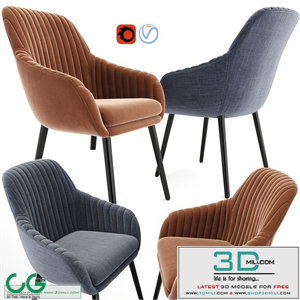 Rochelle Strip Lounge Chair 02
