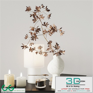 Autumn decorative set