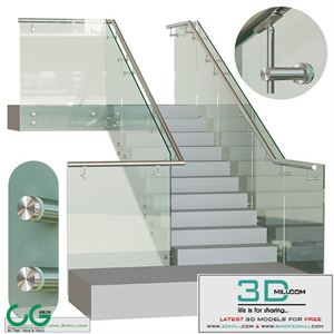 Spotted glass railing 5