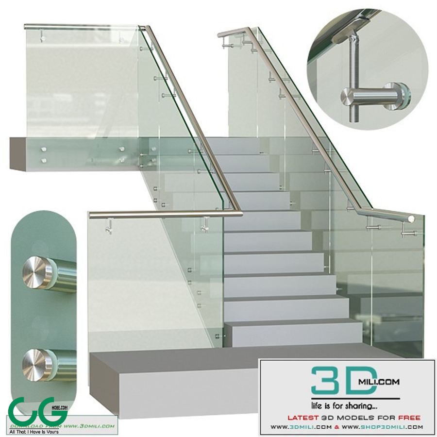 Spotted glass railing 5