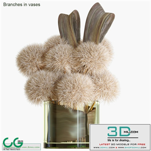 Branches in vases # 20