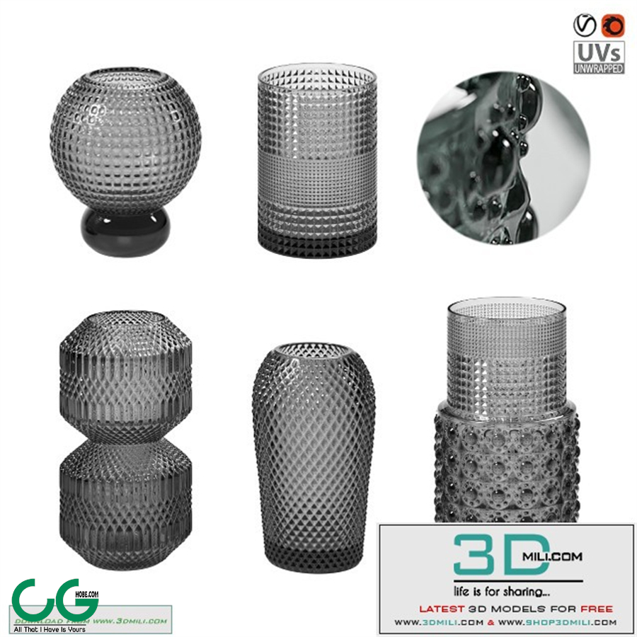Glass vases