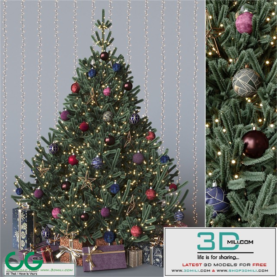 Dark cristmas tree