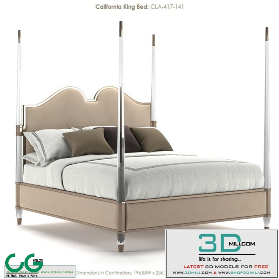 Caracole king bed