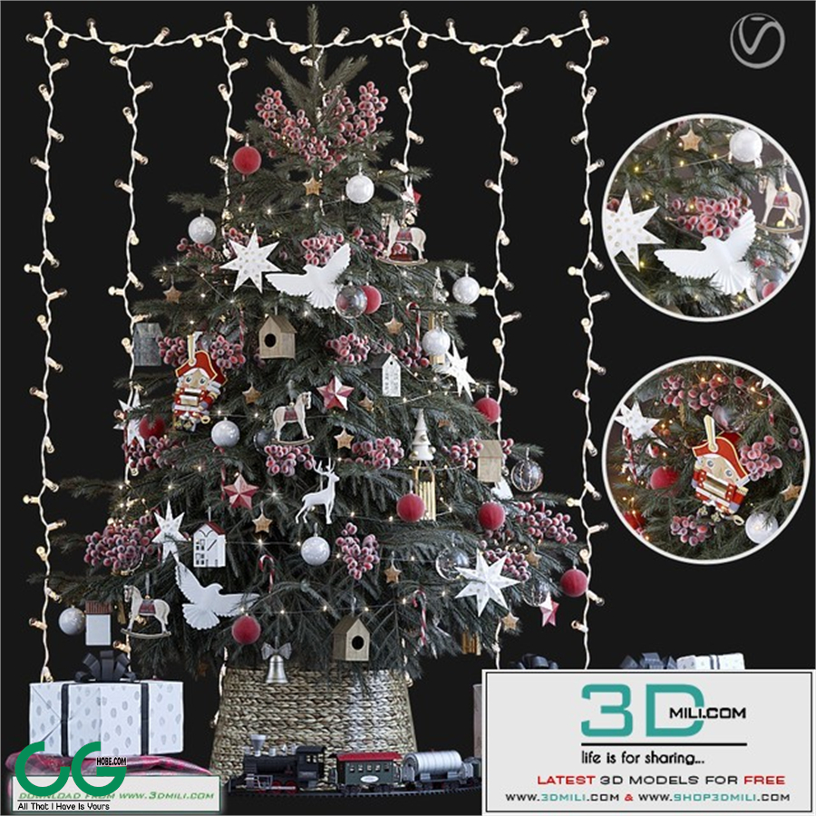 Christmas Tree 6. Vray