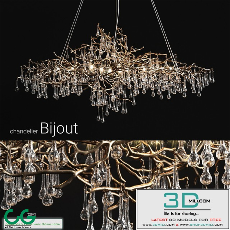 Chandelier serip bijout