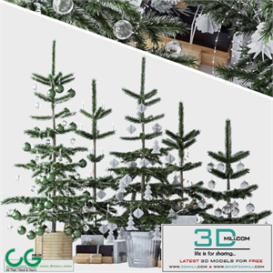 Christmas tree set 2