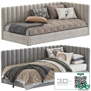 Avalon Upholstered Corner Bed