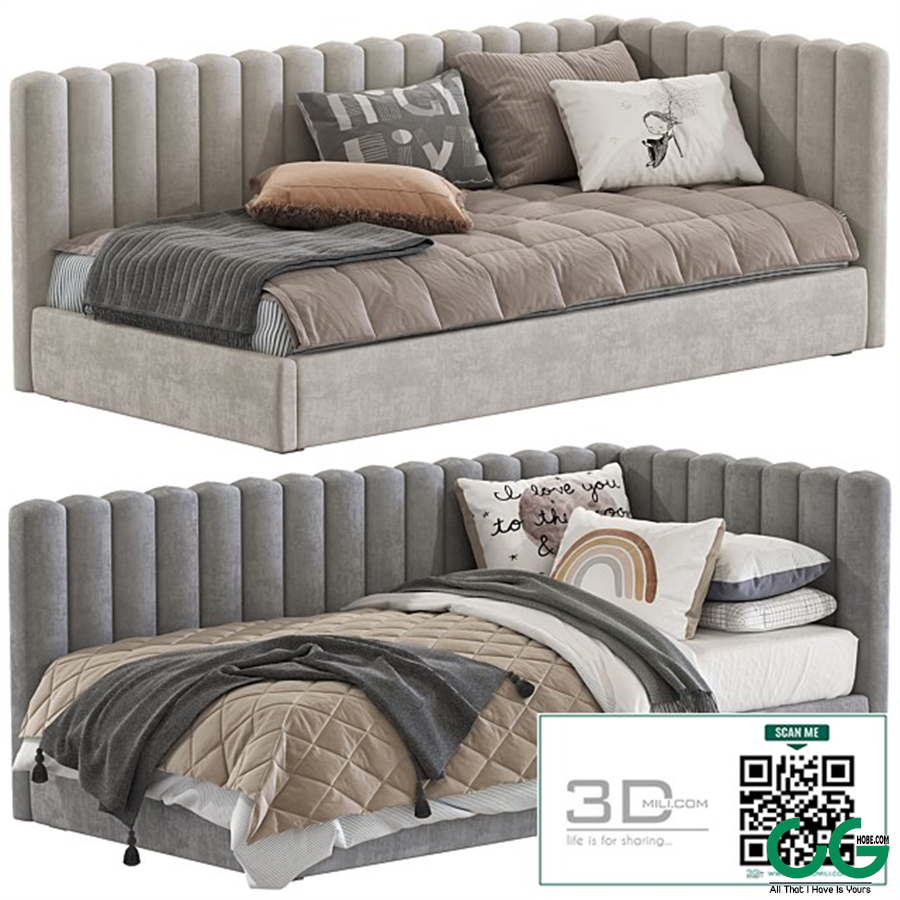 Avalon Upholstered Corner Bed