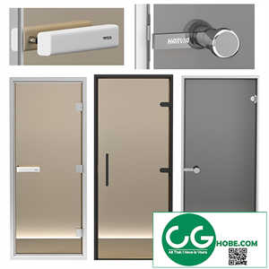 Hamam Turkish Sauna Glass Doors
